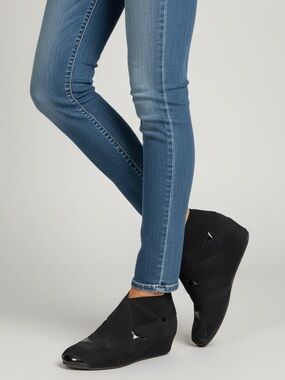 United Nude black fabric and patent leather flats size 37